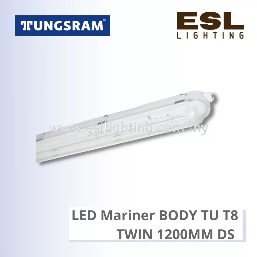 TUNGSRAM FITING - MARINER BODY FOR LED 2 x T8 - LED Mariner BODY TU T8 TWIN 1200MM DS IP65 - 93103643
