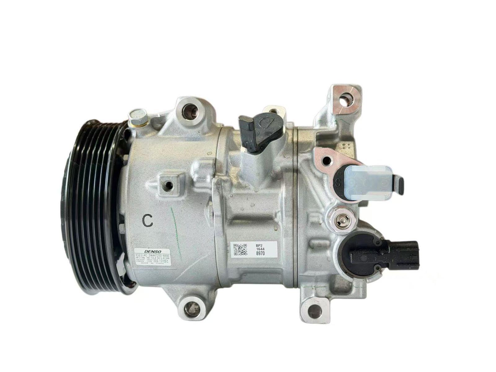 TOYOTA ALTIS / HARRIER 2016 DENSO 6SES14C A/C Compressor | 6PK Clutch | OE# 88310-02B50 | DENSO PN:447250-6690