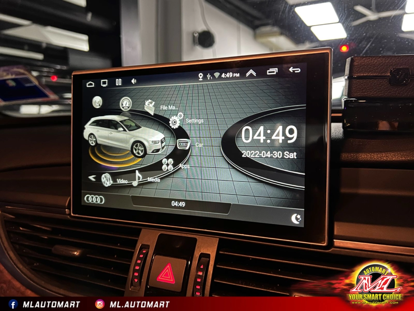 Audi A6 C7 Android Monitor