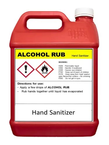 ALCOHOL RUB - ALCOHOL HAND SANITIZER