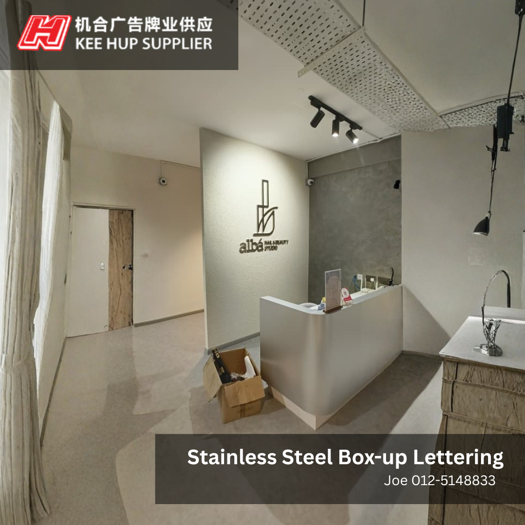 Stainless Steel Box-up Lettering | ALBA