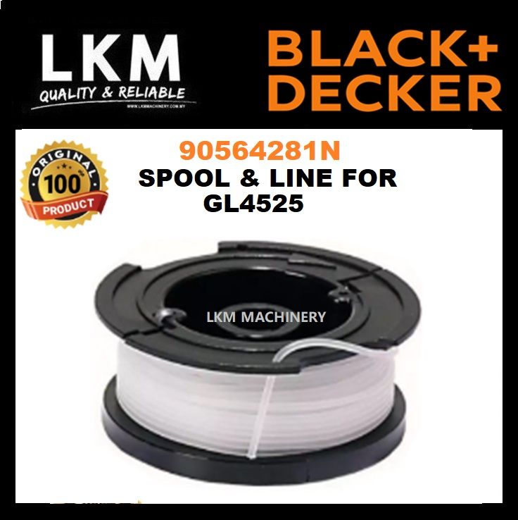 Black & Decker 90564281N Spool & Line ( A6481, GL4525, STC1820 )