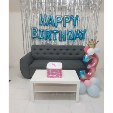 16inch Happy Birthday Foil Balloon Set *Blue (16FB-HB-T003-B)