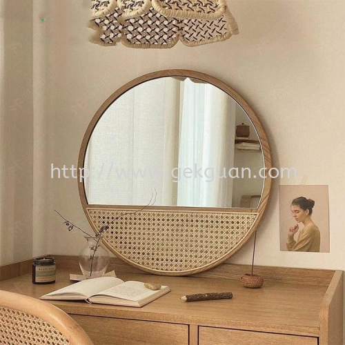 MIR 032 -  RATTAN MIRROR