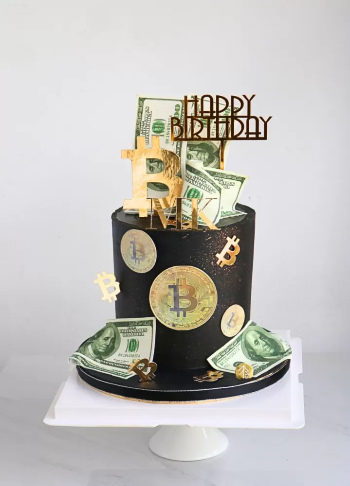 Bitcoin Money Cake