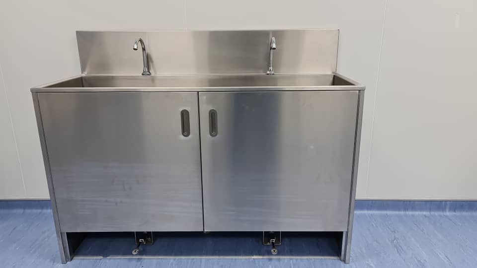 CUSTOMISE STAINLESS STEEL WASH SINK CABINET