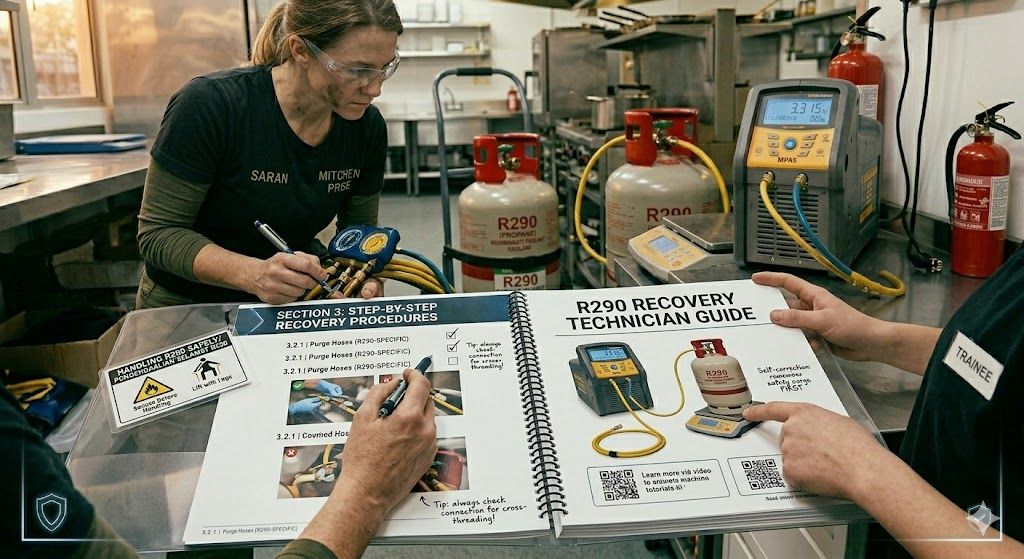 R290 recovery technician guide