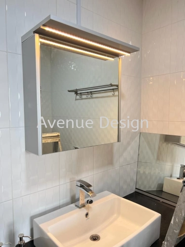 Bathroom Mirror Cabinet Works at Bandar Puchong