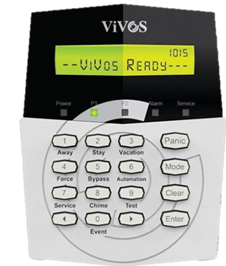 LCD KEYPAD (6 ZONE)