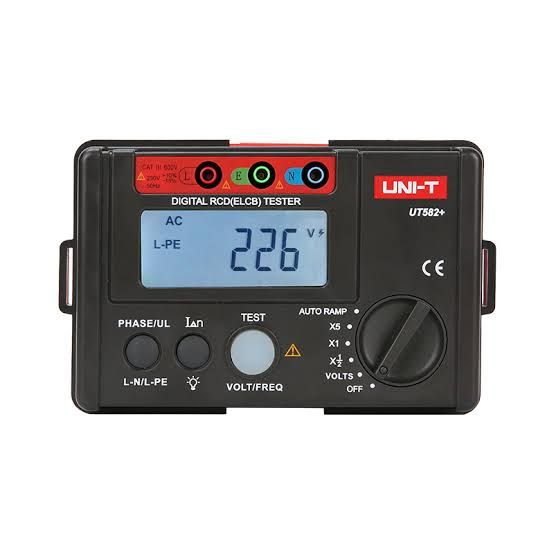 Uni-T 582+ Digital RCD (ELCB) Tester (UT582+)