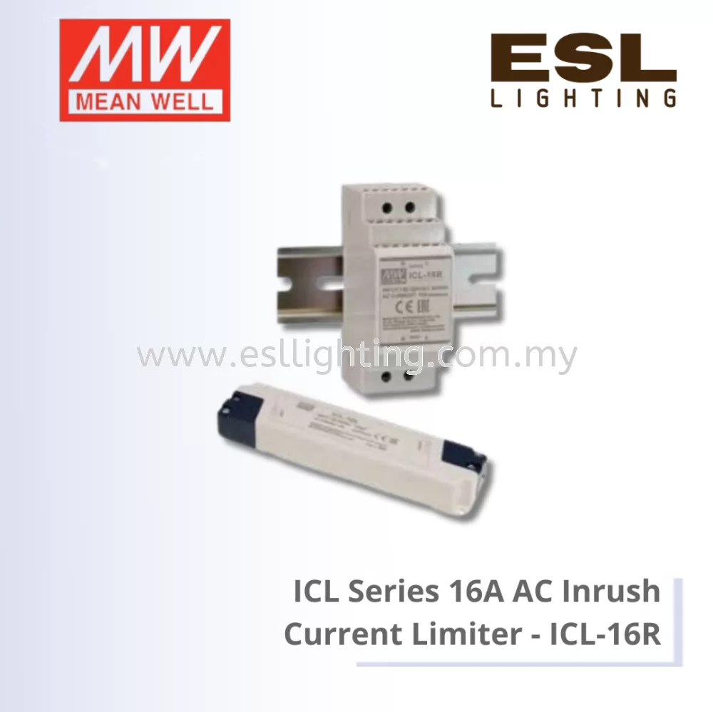 MEANWELL ICL Series 16A/28A AC Inrush Current Limiter - ICL-16R