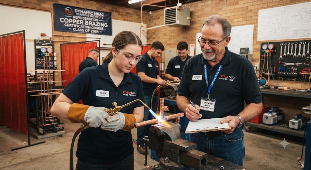 refrigeration copper brazing certification course