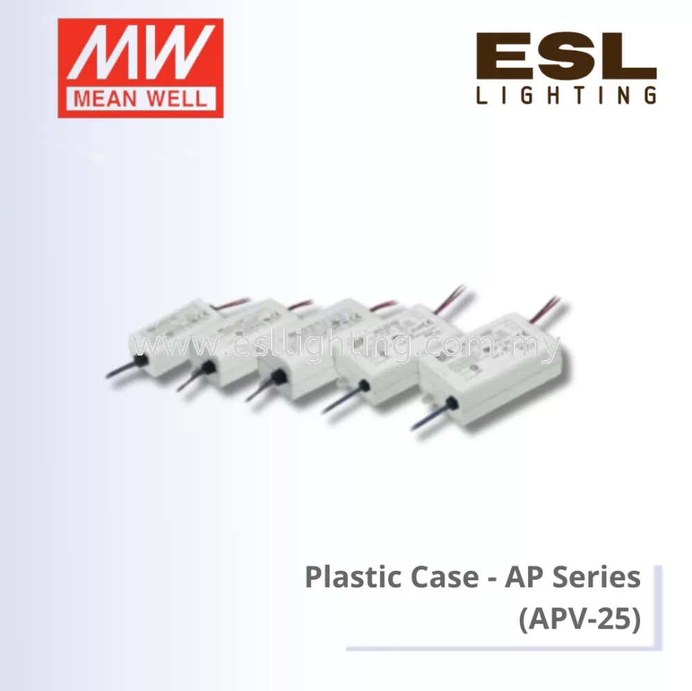 MEANWELL Plastic Case AP Series - APV-25