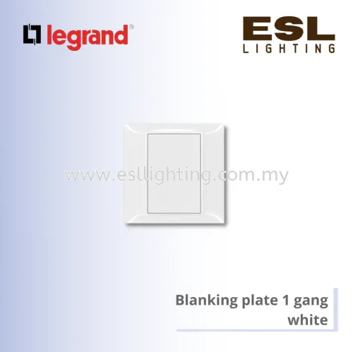 Legrand Belanko™ Blanking plate 1 gang white