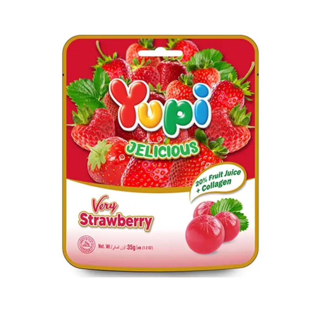 Yupi Jelicious Strawberry 35g