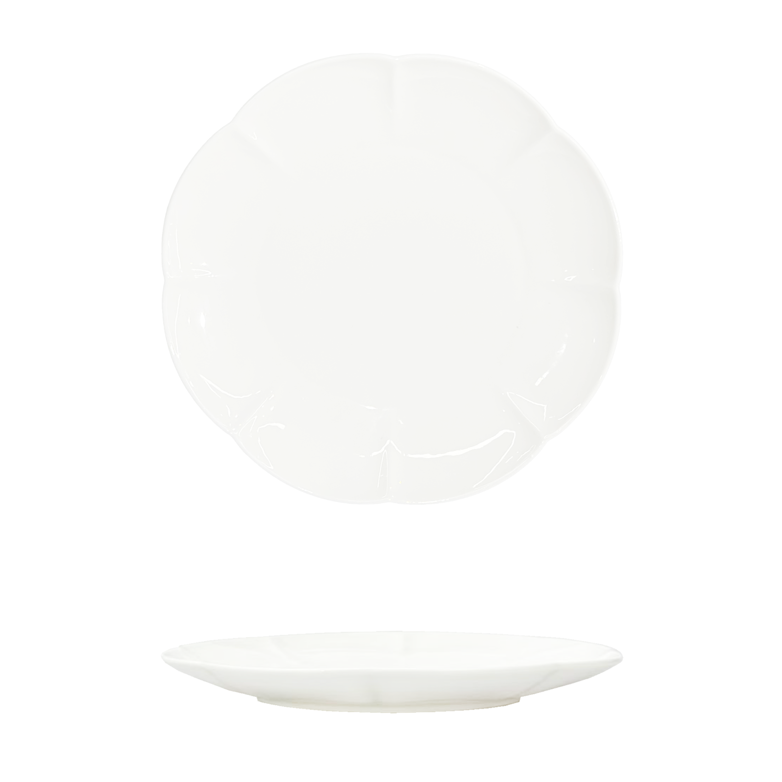 YX-BC-10'' Blooming Round Shallow Plate 10 绽放圆浅盘
