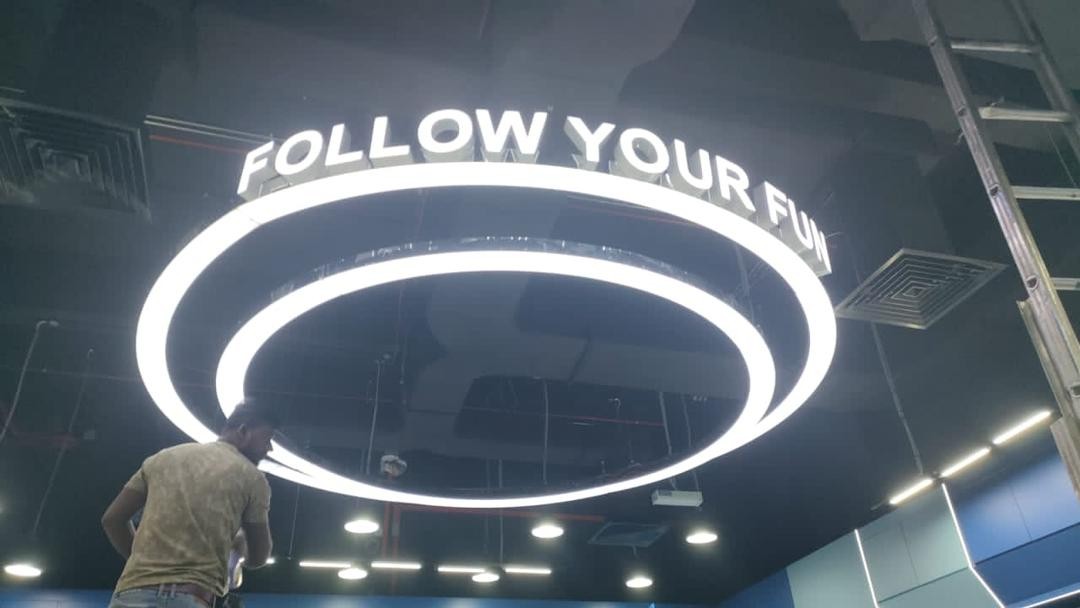 OVERHEAD-TYPE 3D LED FRONT-LIT SIGNBOARD MANUFACTURER IN JB, BATU PAHAT & MUAR