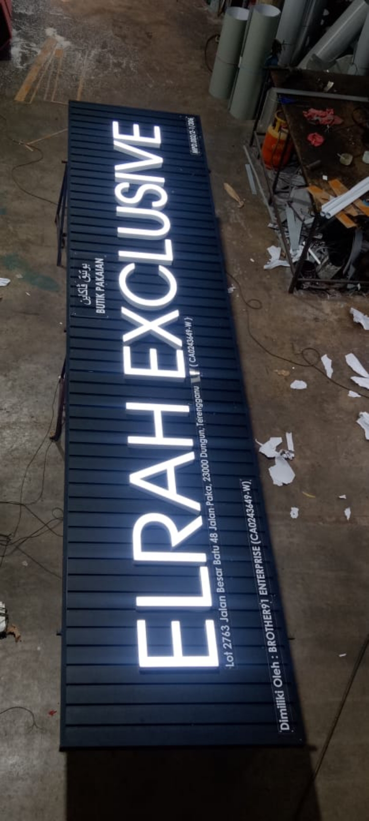 RELIABLE 3D LED FRONT-LIT SIGNBOARD BUILDER IN KEMPAS, SKULAI & TAMAN MOLEK
