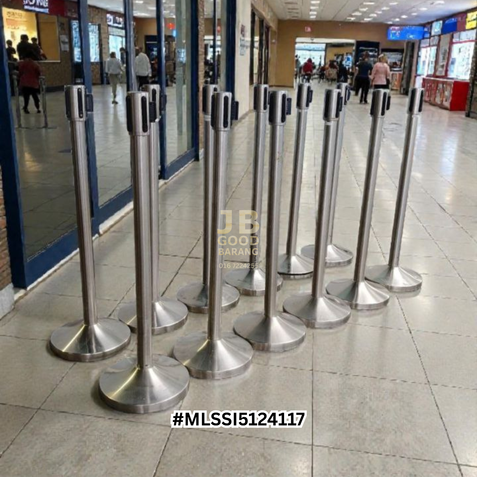 [ALLSOLD] Heavy Good Quality Stainless Steel Retractable Belt Barriers