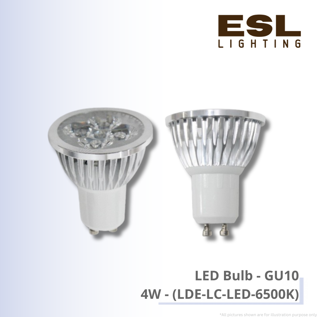 LED Bulb (GU10) 4W - LDE-LC-LED-6500K
