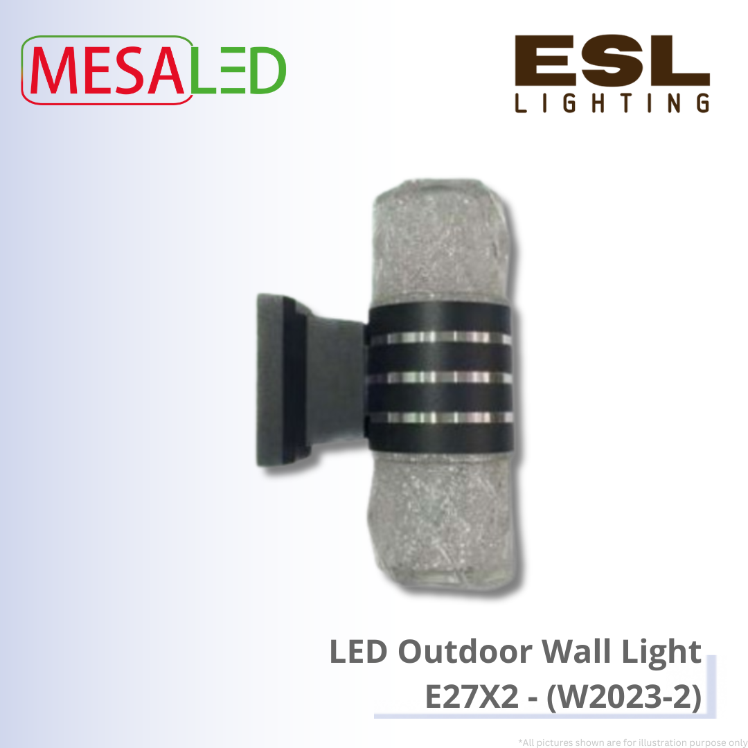 MESALED LED Outdoor Wall Light E27X2- W2023-2 IP65