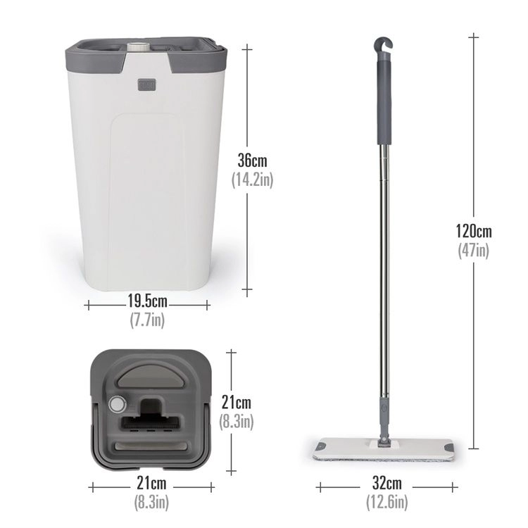 Flat Mop and Bucket Kit Z8 Pro