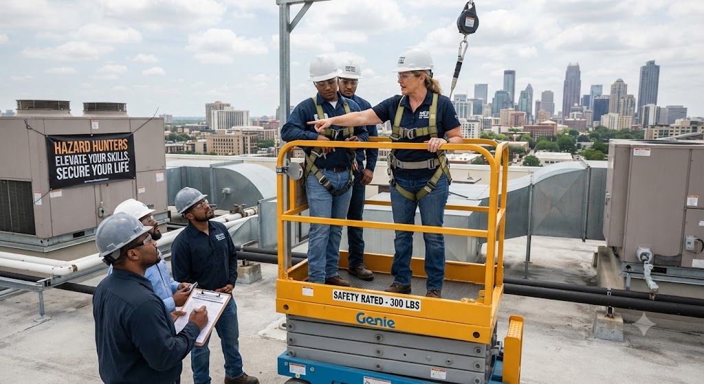 HVAC elevated platform risk assessment training