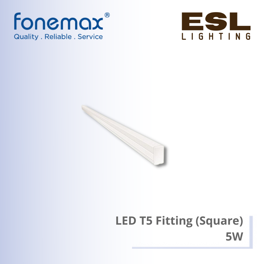 FONEMAX LED T5 Fitting (Square) 5W - T5-FM105