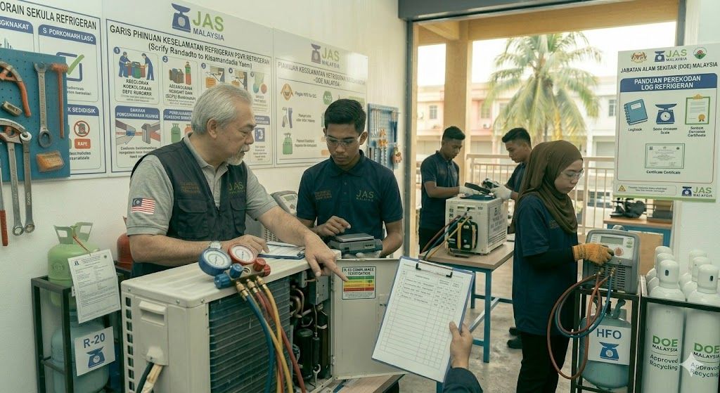 HVAC system refrigerant safety compliance Malaysia