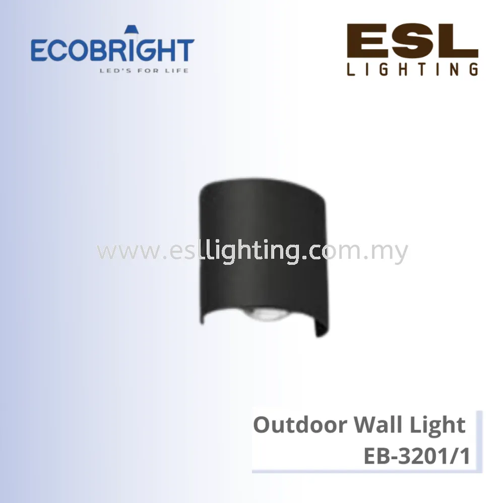 ECOBRIGHT Outdoor Wall Light 1W * 2 - EB - 3201/1 IP54