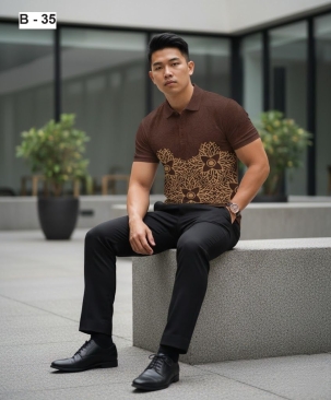 Custom Batik Sublimation T-Shirt