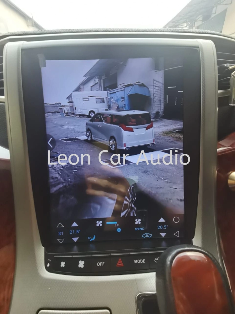 Toyota Vellfire Alphard anh20 OEM tesla 12.1" android wifi gps 360 camera player