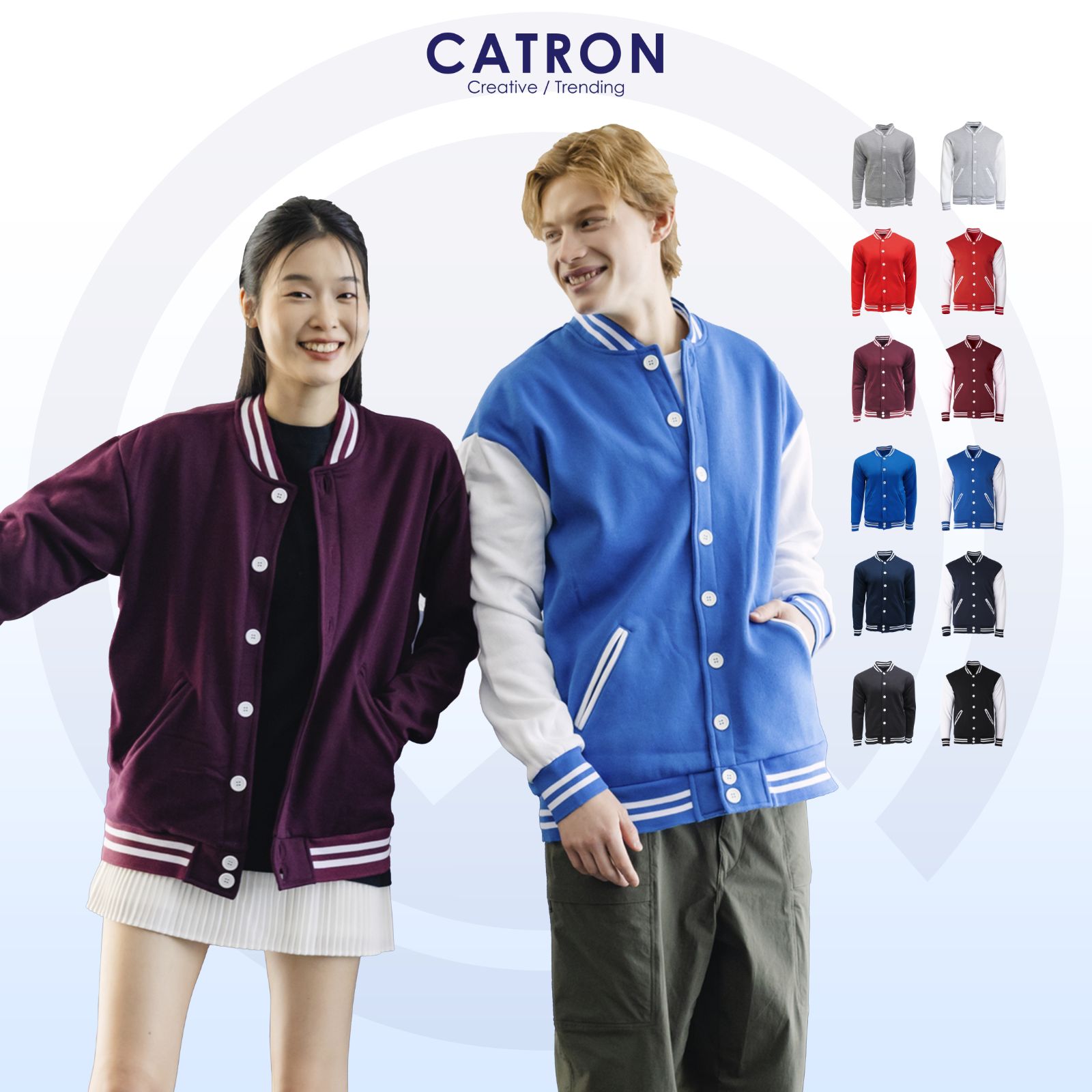 CRJ 1100 Long Sleeve Baseball Jacket