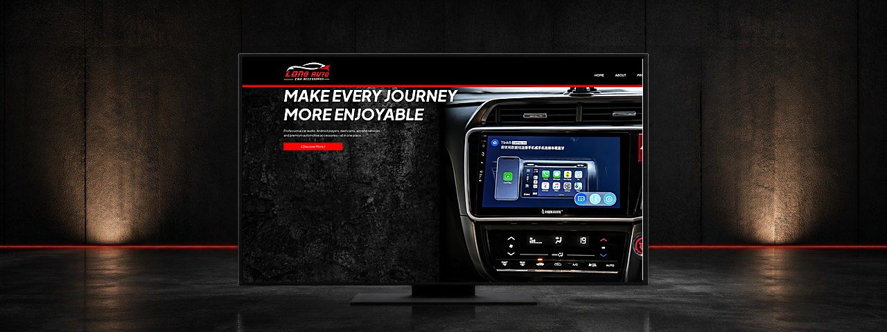 Long Auto Automotive Accessories Website Design Case Study in Johor Bahru
