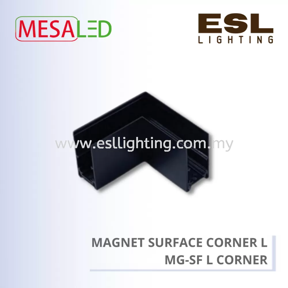 MESALED TRACK LIGHT - MAGNET SURFACE CORNER L - MG-SF L CORNER