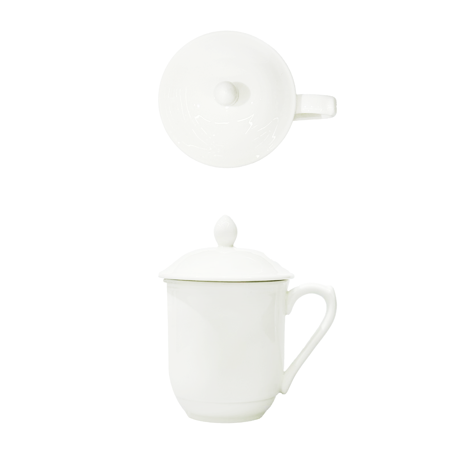 YX-BC-Silk Pattern lid cup 丝纹盖杯