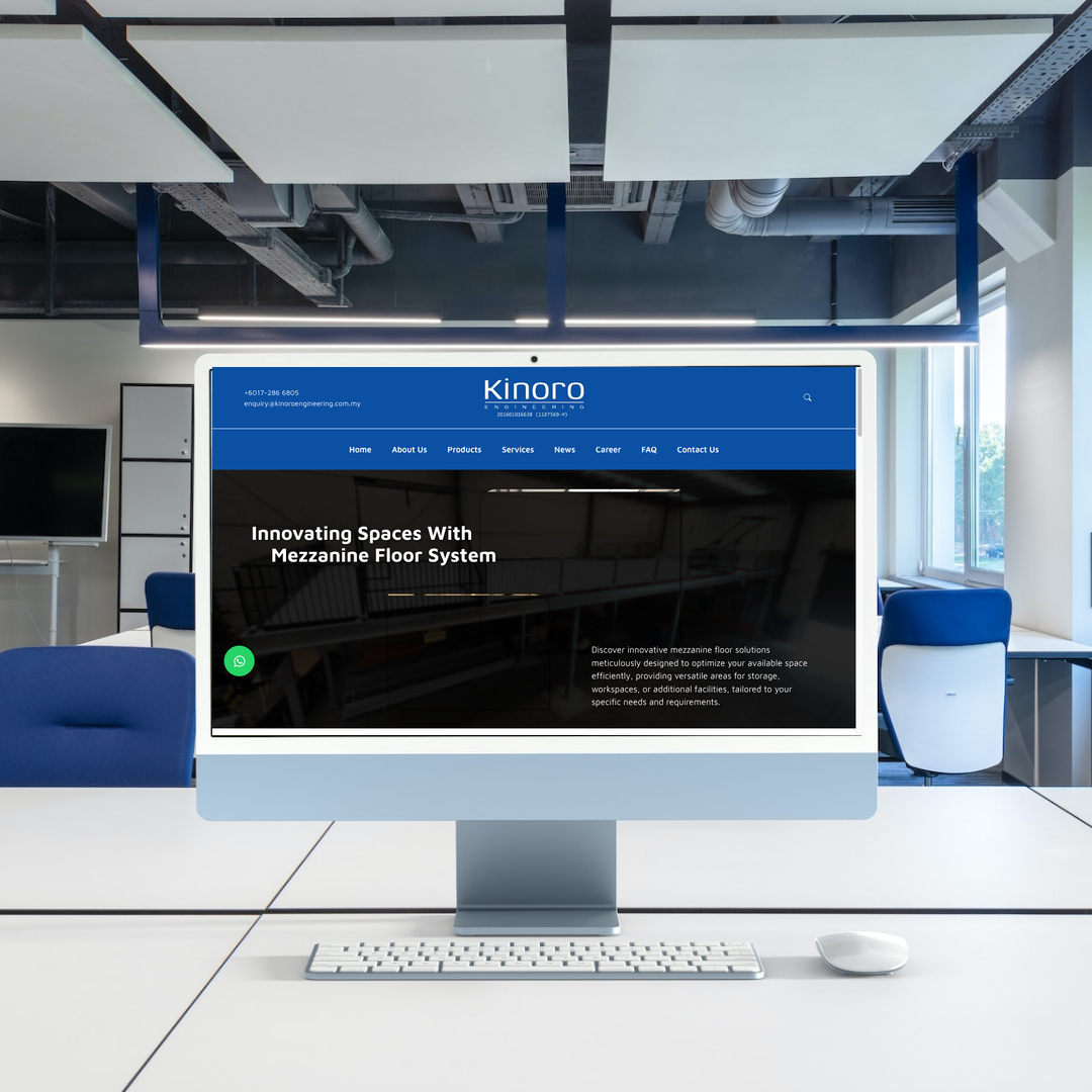 Mezzanine Floor Construction Website Design & SEO | Selangor