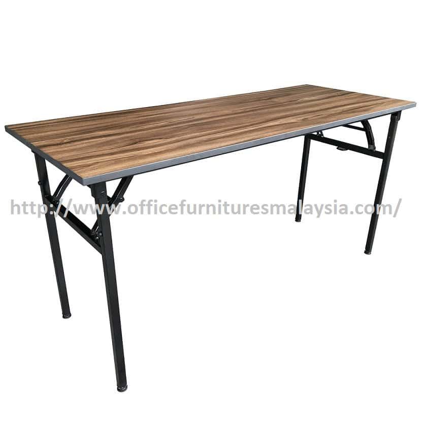 2 ft x 5 ft Cappuccino Rectangular Banquet Folding Table OFMB1560