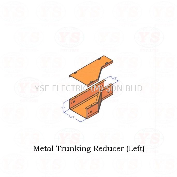 Cable Metal Trunking Left Reducer Joint Cable Management Support System ...