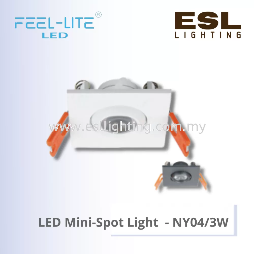 FEEL LITE LED MINI-SPOT LIGHT - NY04/3W