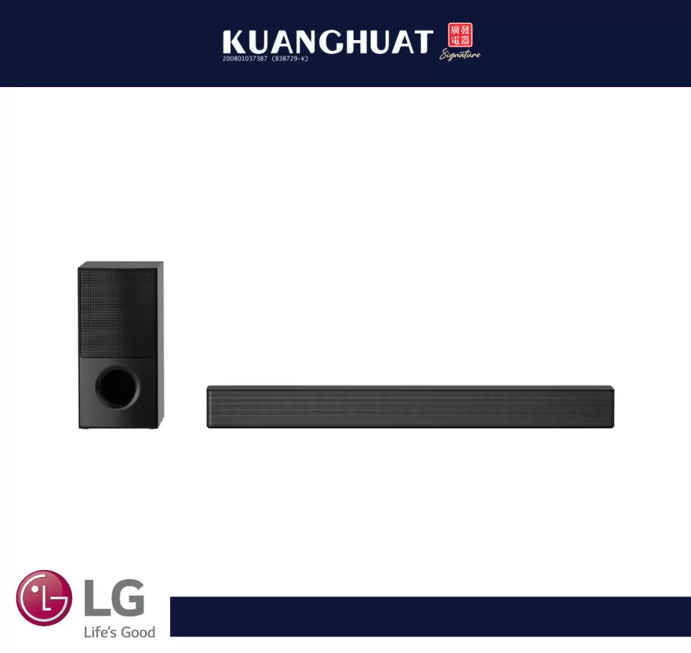 LG 4.1ch Sound Bar with DTS Virtual X & Bluetooth Connectivity SNH5