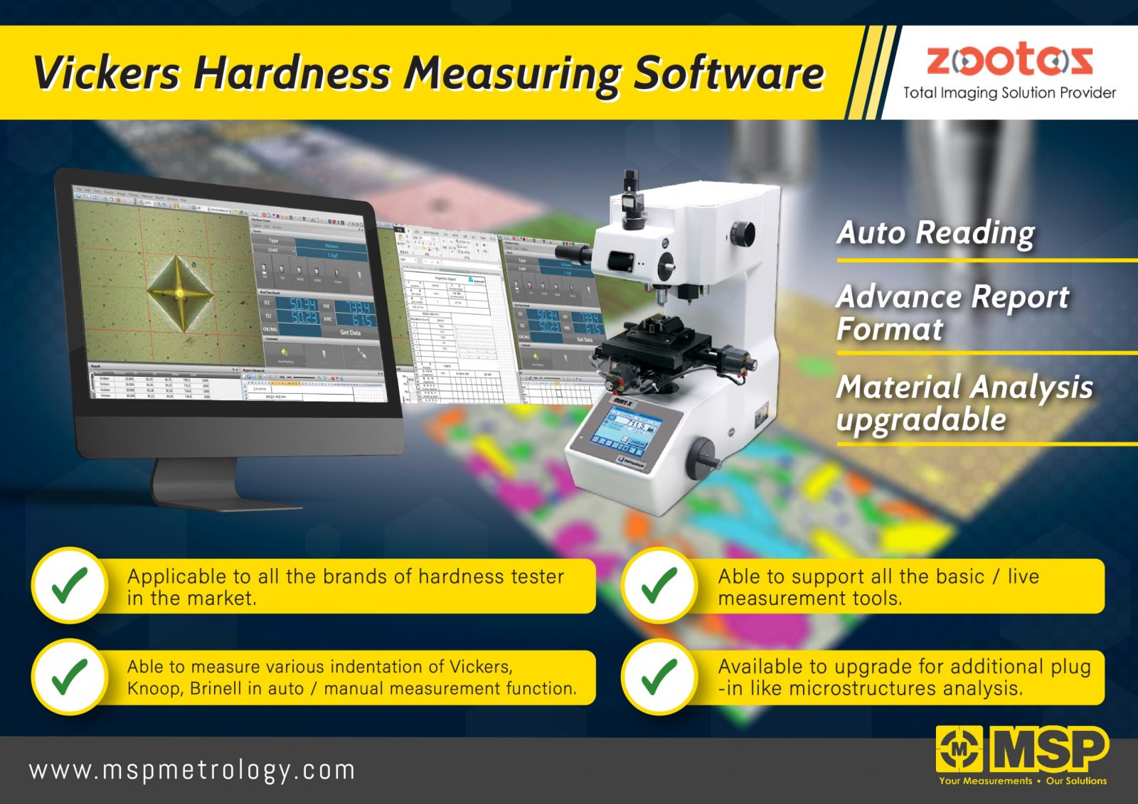 Vickers Hardness Measuring Software