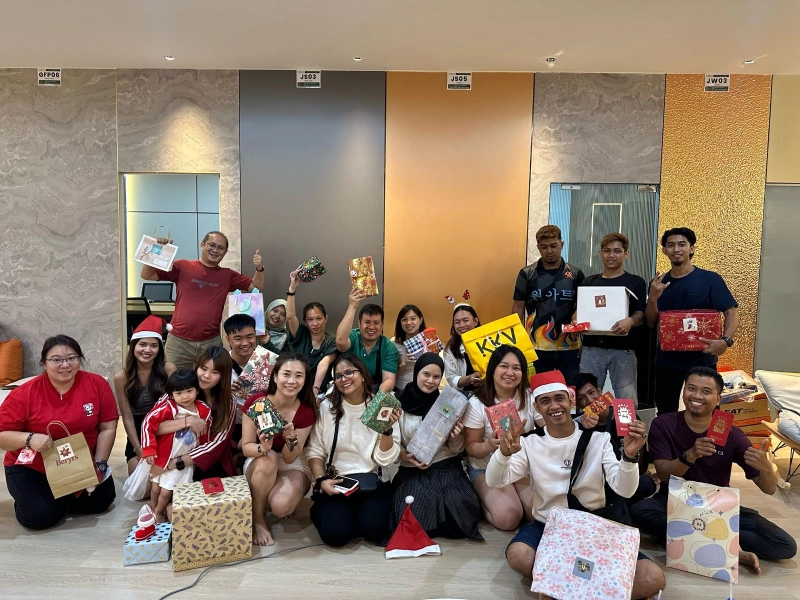 Celebrating the Christmas day