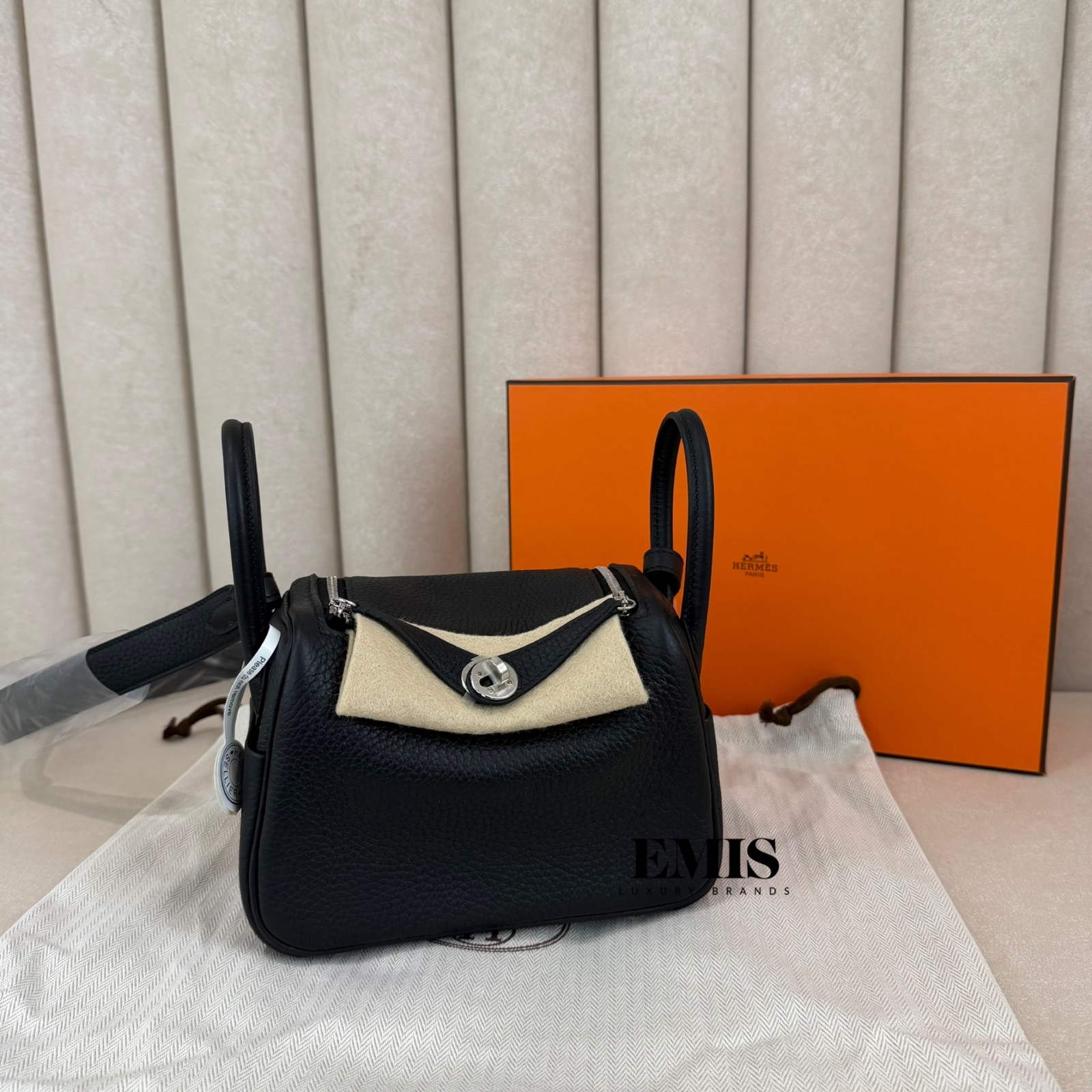 Hermes Mini Lindy Black- 全新名牌包包