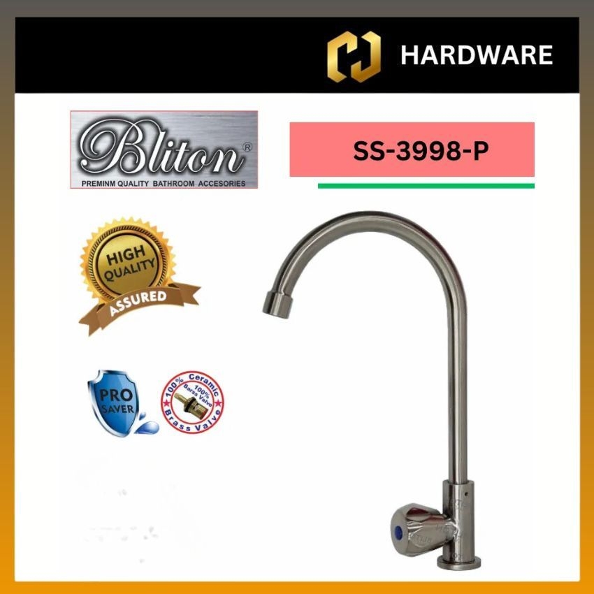 BLITON STAINLESS STEEL KITCHEN FAUCET B-3998-P
