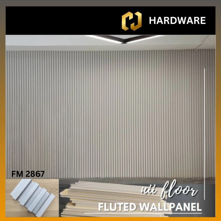WPC WALL PANEL C/W PVC SURFACE/ WALL PAPER / PANEL DINDING 长城板/装饰墙/吊顶 170 X 22 X 2950MM CODE : FA2867
