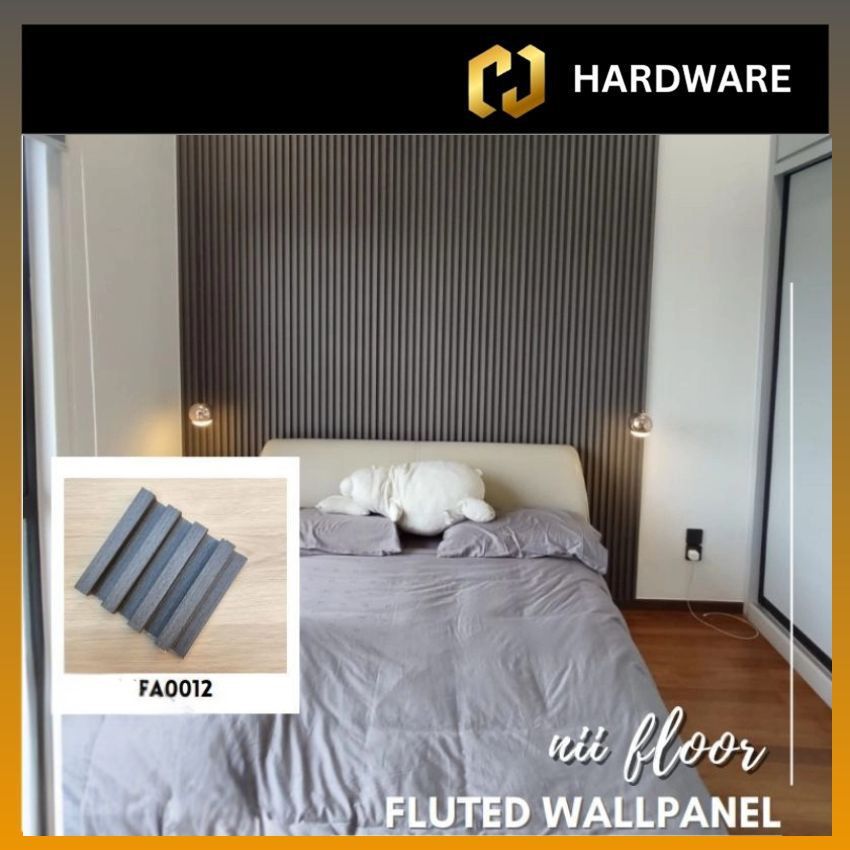 WPC WALL PANEL C/W PVC SURFACE/ WALL PAPER / PANEL DINDING 长城板/装饰墙/吊顶 170 X 22 X 2950MM CODE : FA0012