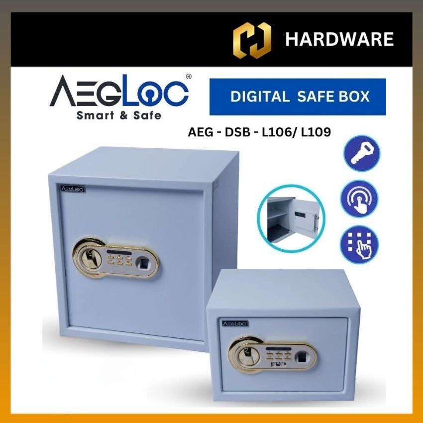 AEGLOC AEG -DSB-L109 / AEG -DSB-L106 FINGERPRINT DIGITAL SAFE BOX