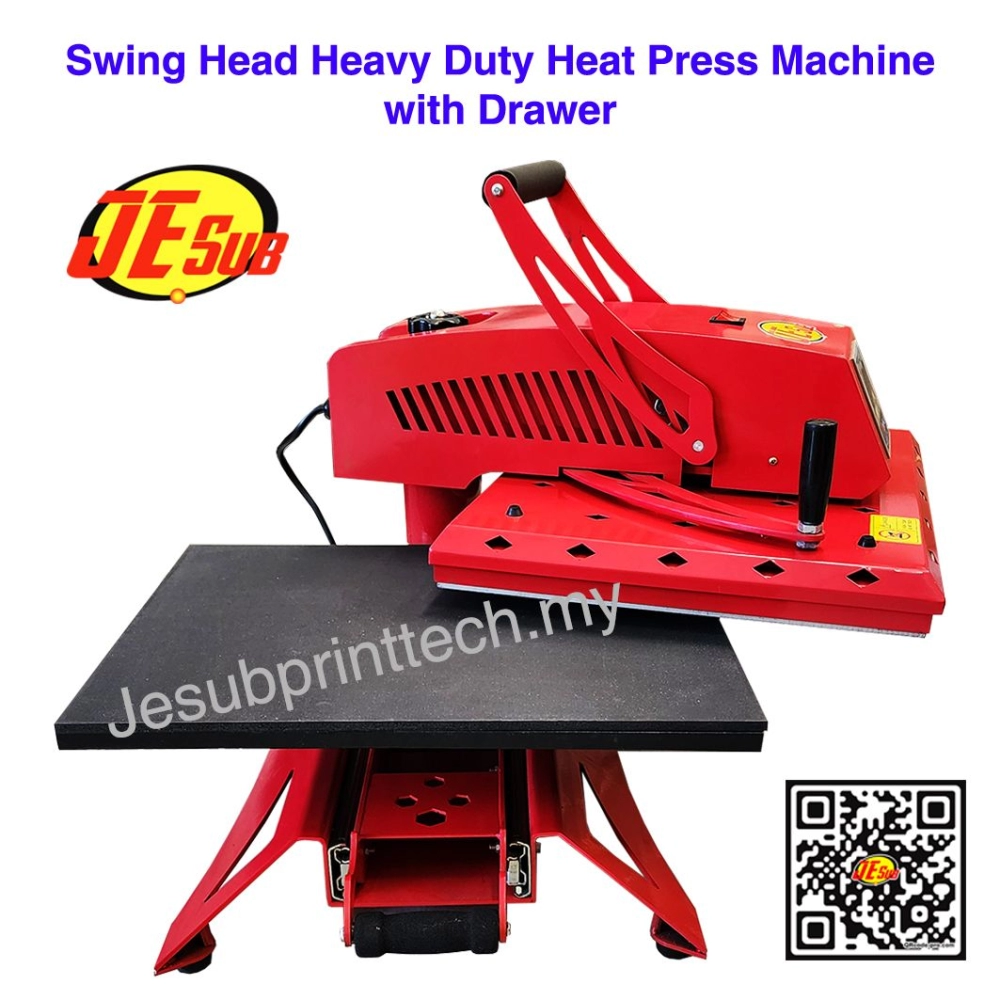 Swing Head Drawer High Pressure Heat Press with Teflon Coated