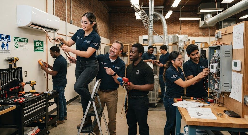HVAC installation training institute